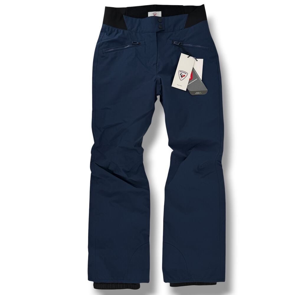 Rossignol Classique Navy Blue Ski Snow Pants Womens Sz M Waterproof Insulated